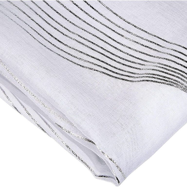 Zasłona dekoracyjna ERIKA biała 135 x 240 cm - galeria #1