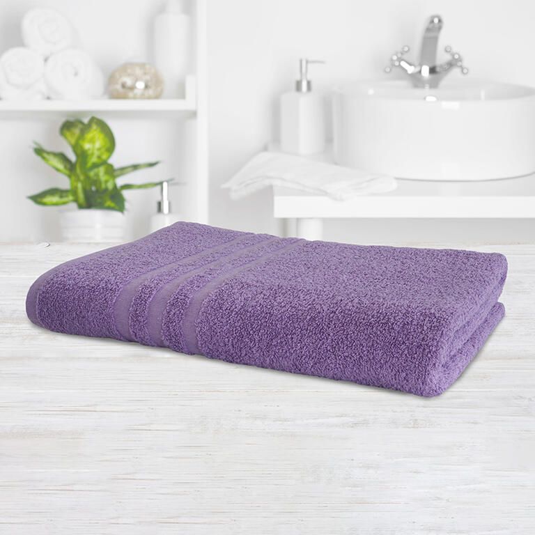 Ręcznik kąpielowy frotte STANDARD fioletowy 70 x 140 cm - galeria #1