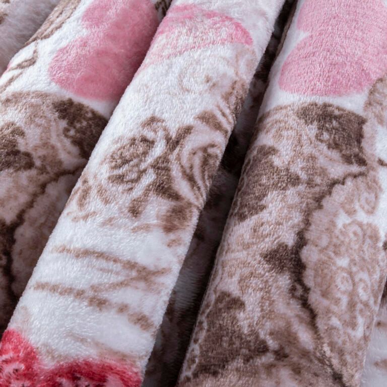 Koc z mikropluszu SERCE 150 x 200 cm - galeria #2