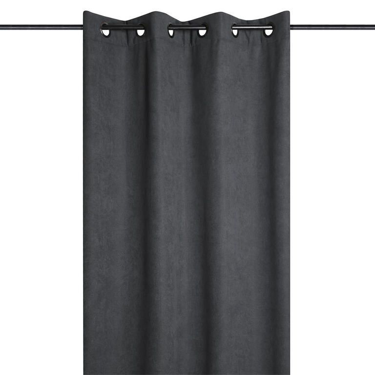 Zasłona termoizolacyjna HARVARD antracyt 140 x 260 cm - galeria #1