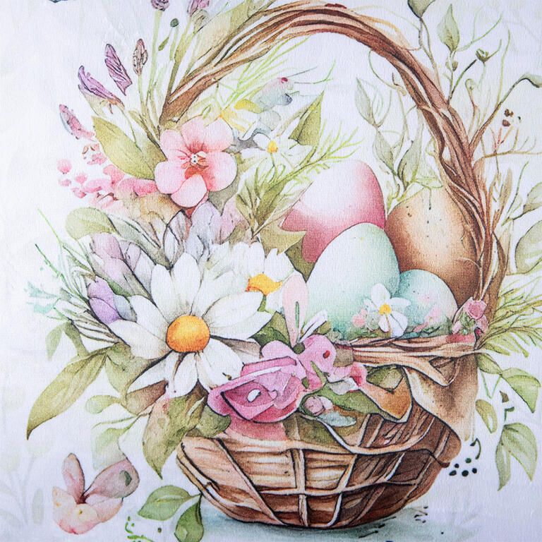 Zestaw 3 poszewek na poduszki WIELKANOC 45 x 45 cm - galeria #5