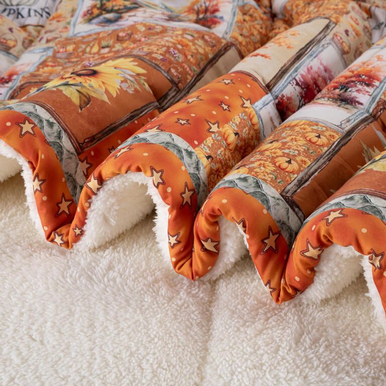 Pikowany barankowy koc Dual Feel SAMARA 140 x 200 cm - galeria #1