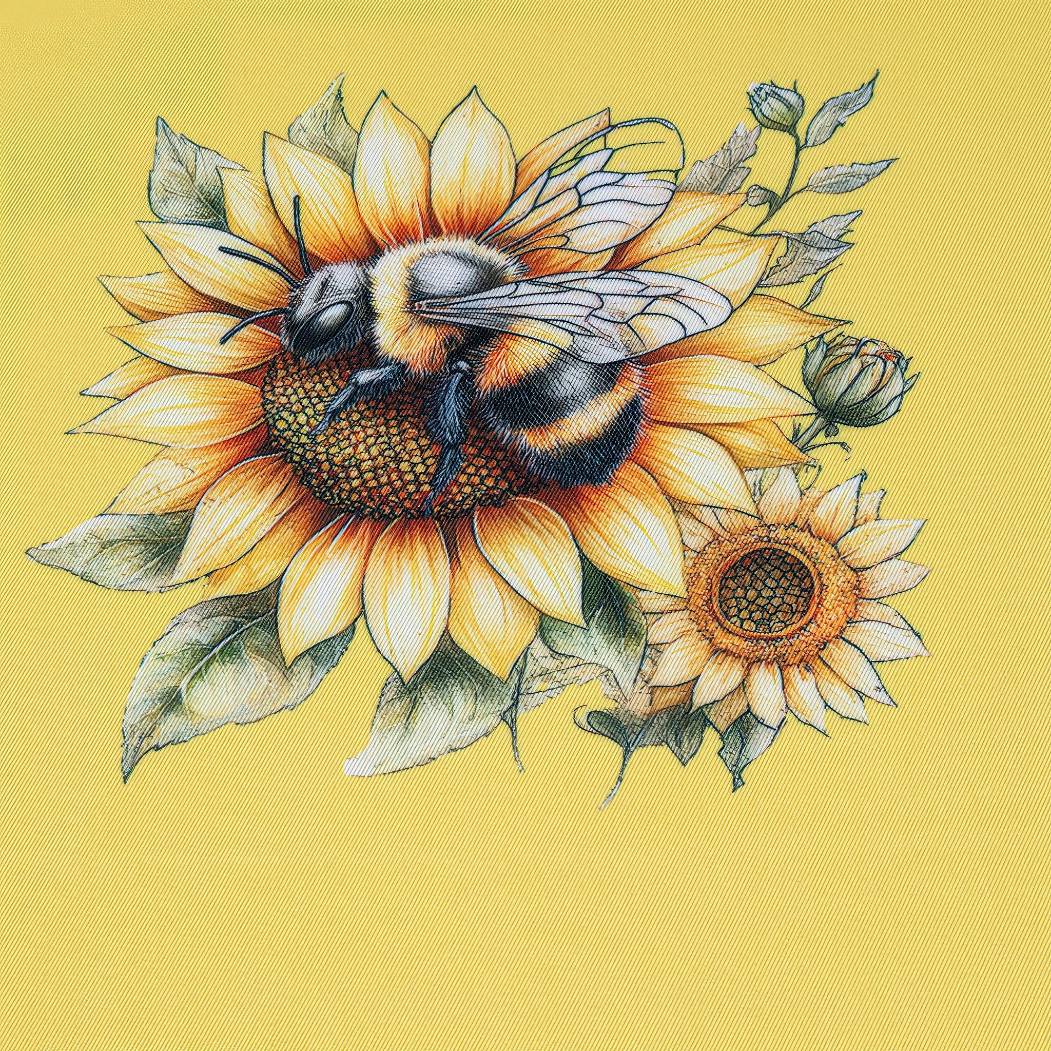 Obrus nakładka SUNFLOWERS 85 x 85 cm - galeria #3