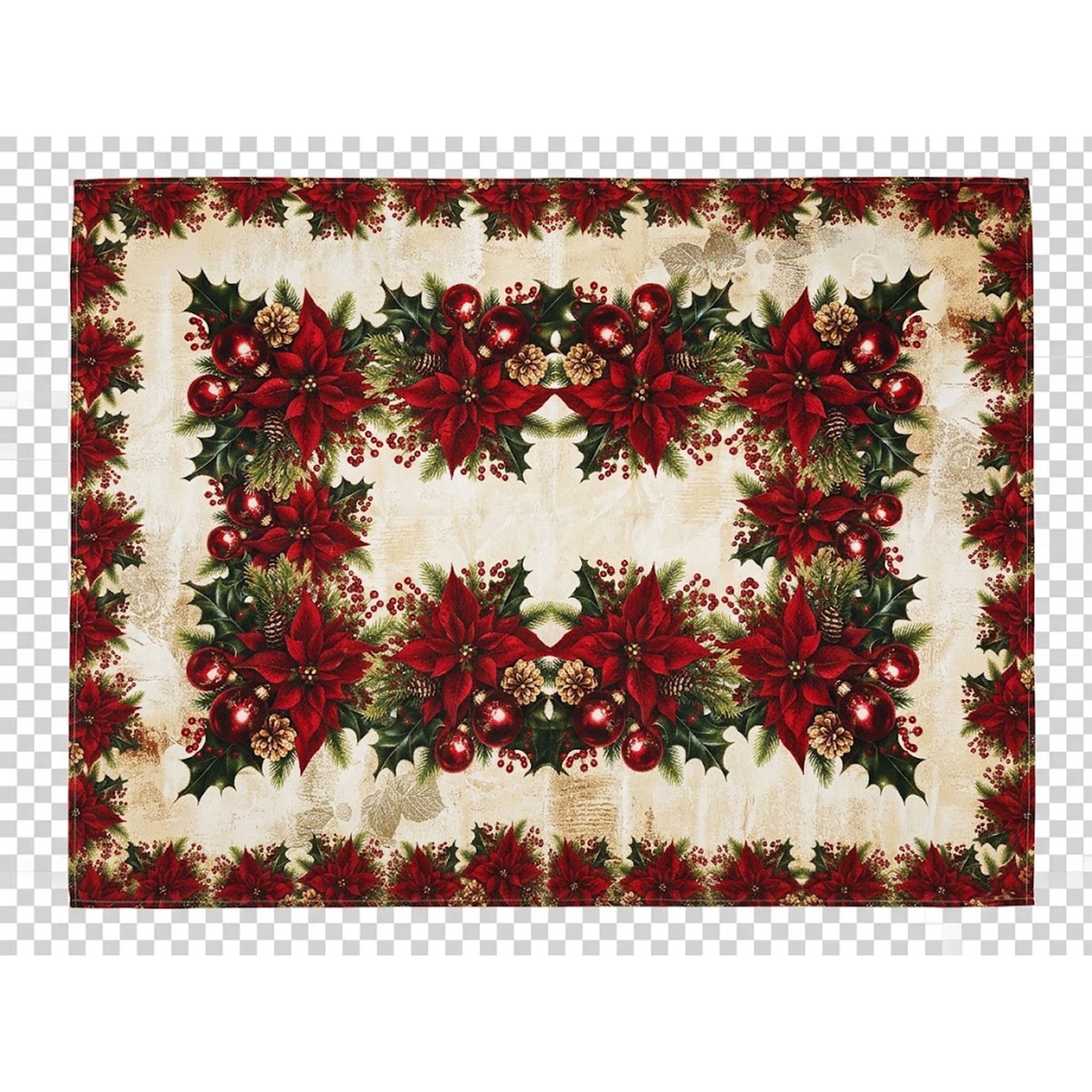 Obrus na stół z powłoką teflonową CHRISTMAS STAR 120 x 160 cm - galeria #3