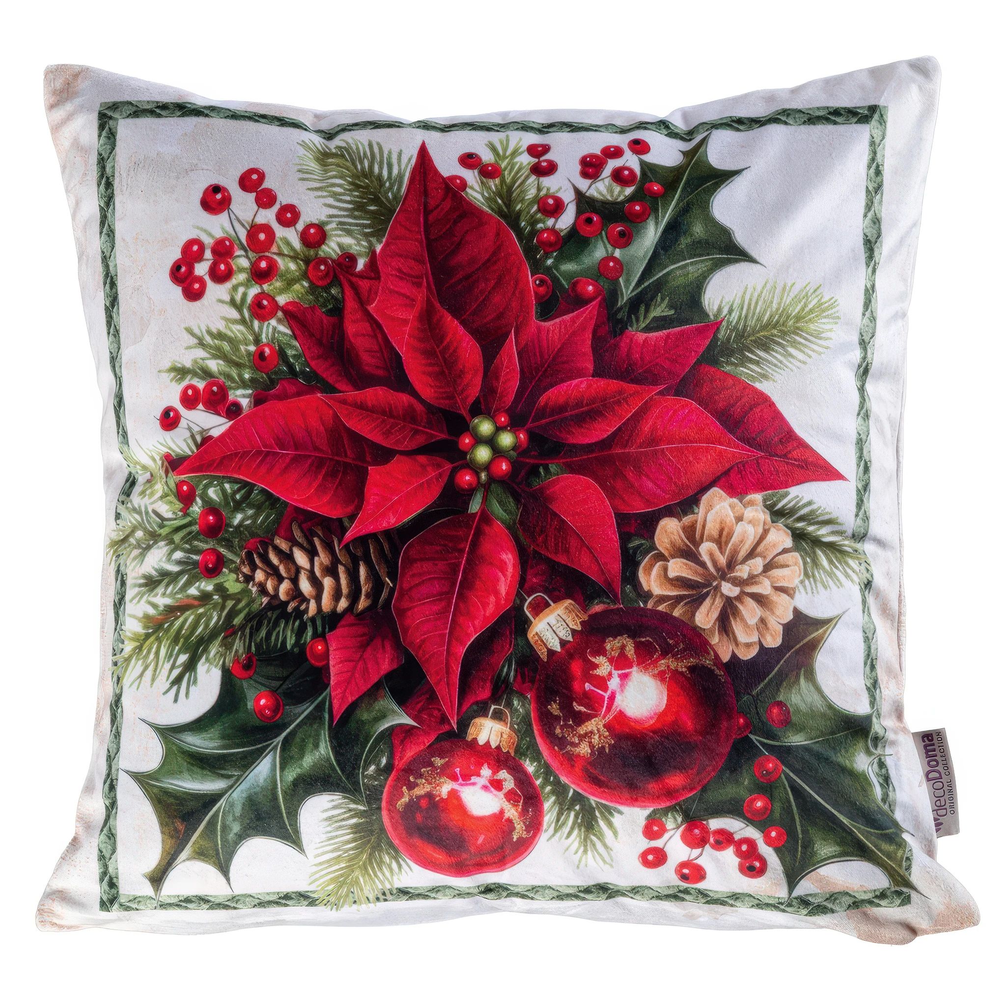 Zestaw 3 poszewek na poduszki CHRISTMAS STAR 45 x 45 cm - galeria #3