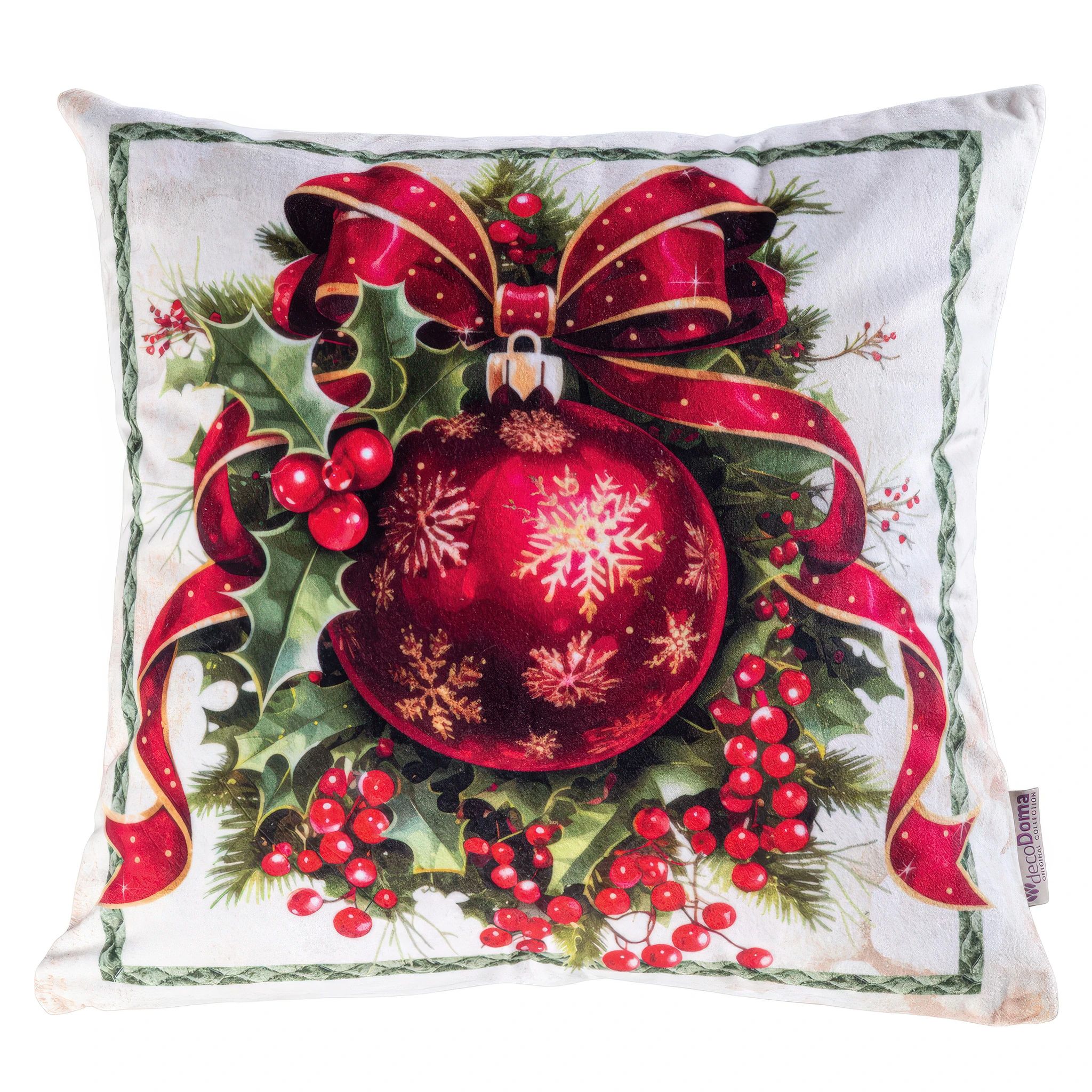 Zestaw 3 poszewek na poduszki CHRISTMAS STAR 45 x 45 cm - galeria #2