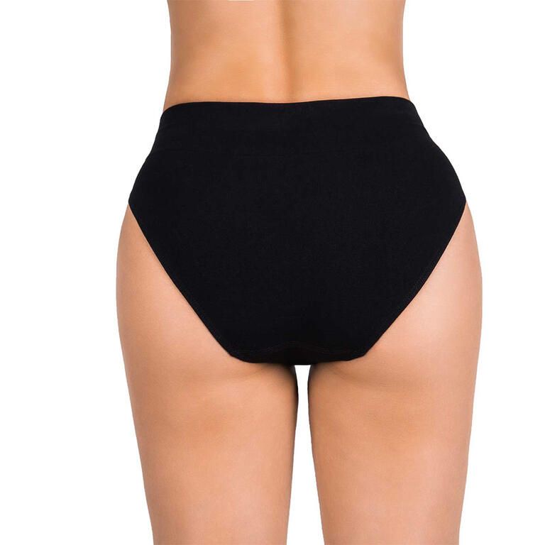 Majtki damskie VoXX z podwyższonym stanem BAMBOO SEAMLESS czarna - galeria #2