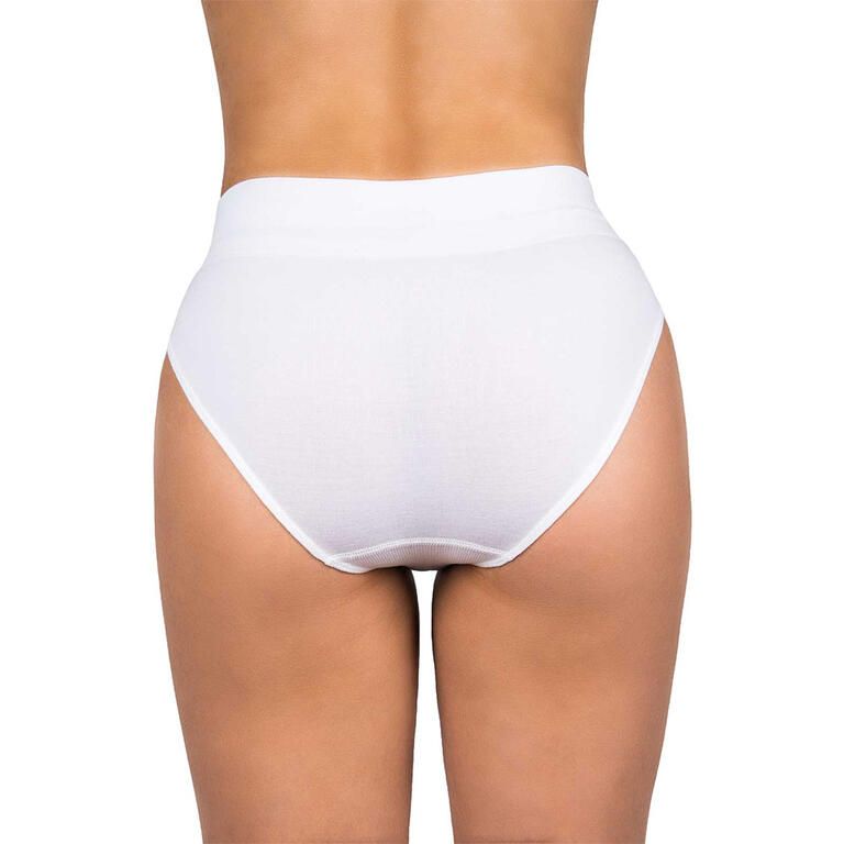 Majtki damskie VoXX z podwyższonym stanem BAMBOO SEAMLESS biała - galeria #2
