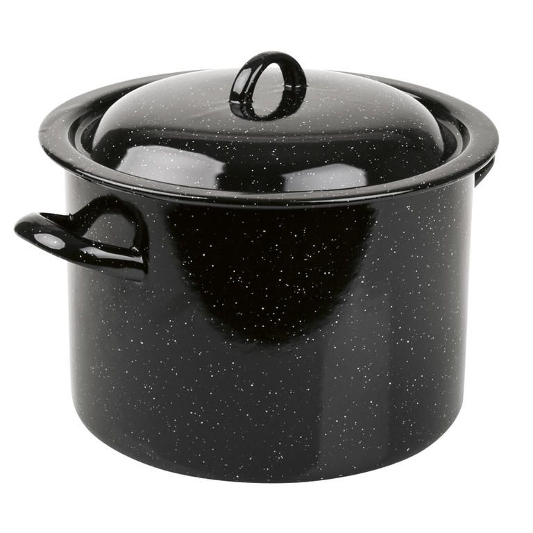 Emaliowany garnek z pokrywką, BANQUET