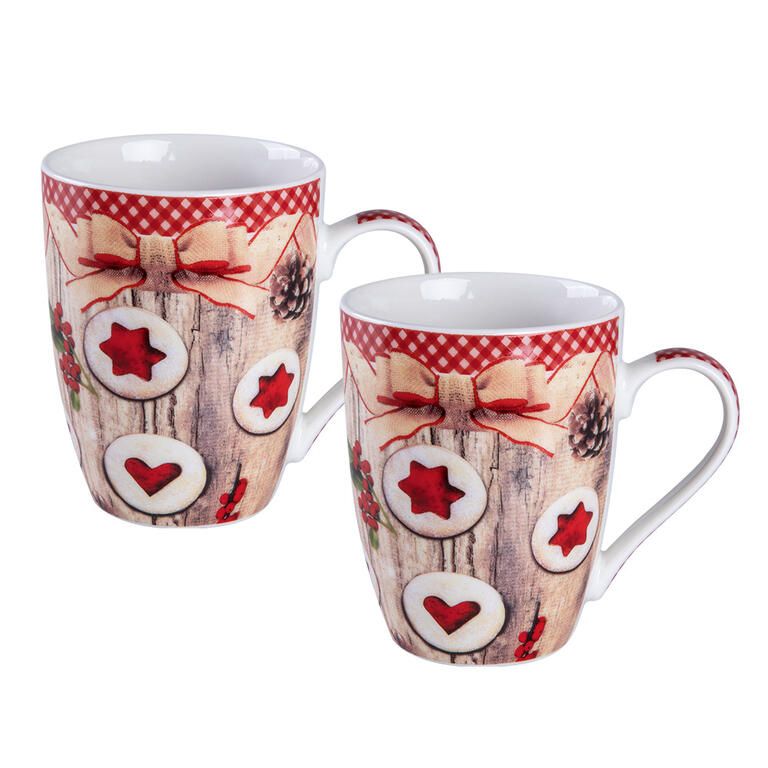 Komplet kubków CIASTECZKA 340 ml 2 szt.