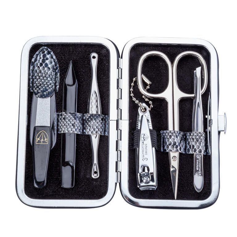 Zestaw do manicure średni Etui wzór węża