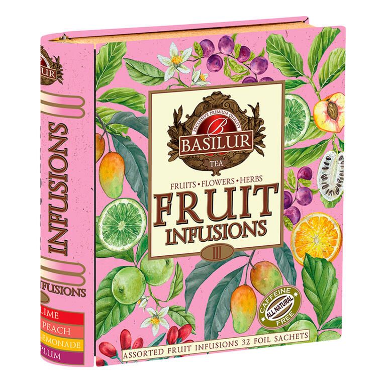 Herbaciana książka FRUIT INFUSIONS kolekcja prezentowa 32 torebek