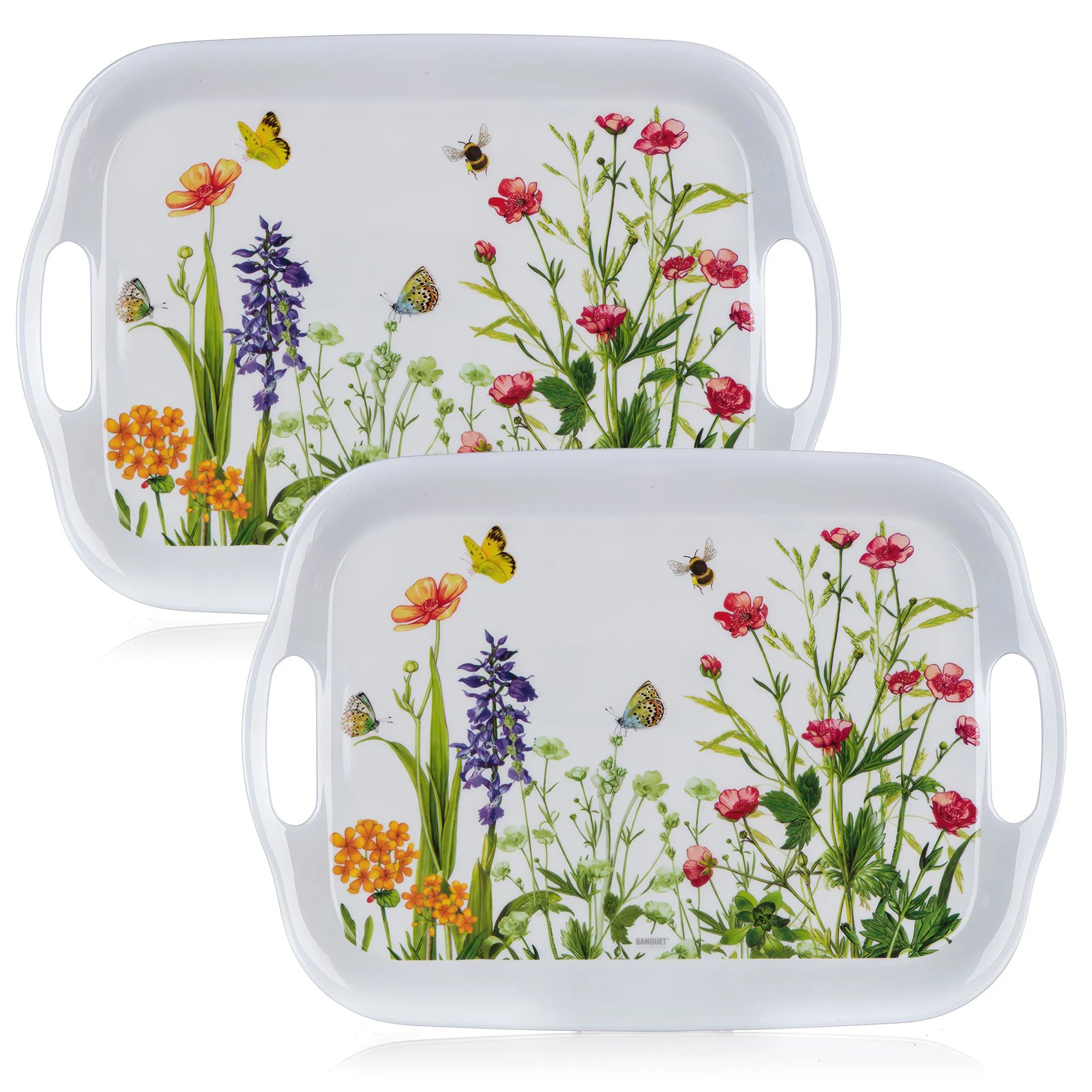 Zestaw melaminowych tac MEADOW 36 x 25,5 cm 2 szt.