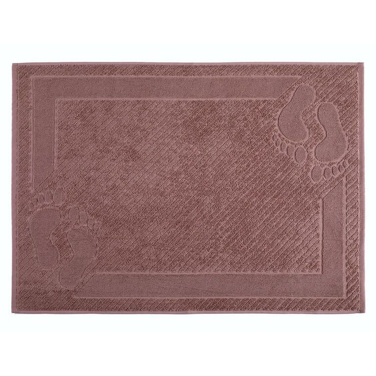 Mata łazienkowa frotte MEXICO brązowa 50 x 70 cm