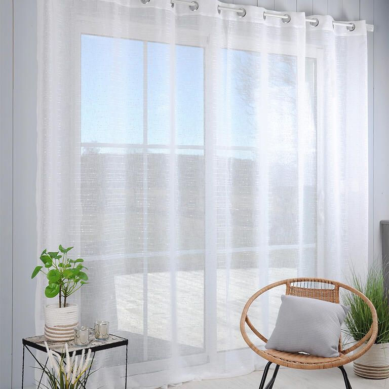 Firana z woalu do salonu CELIAN XXL 300 x 260 cm