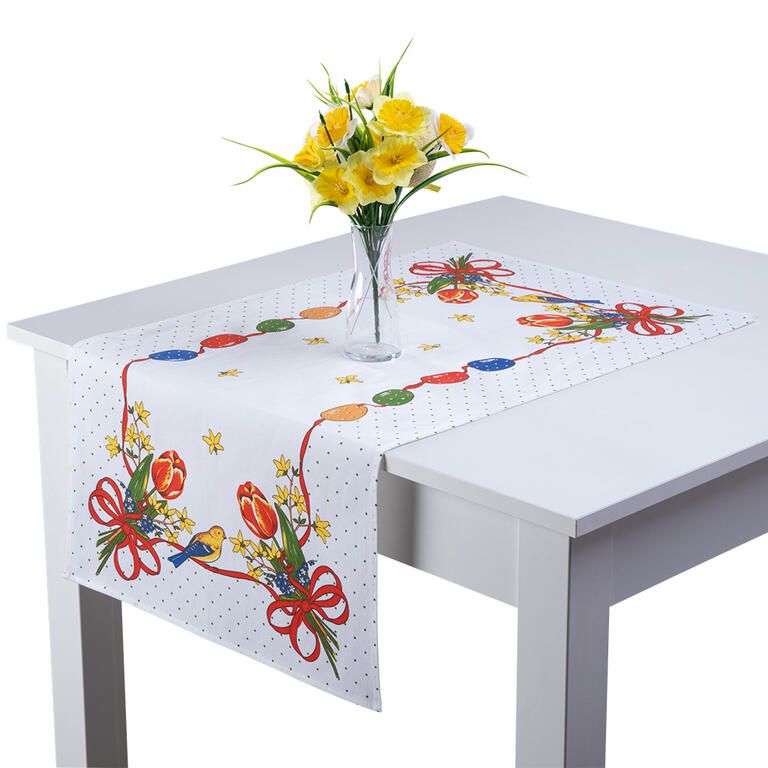 Wielkanocny bieżnik na TULIPAN 45 x 85 cm