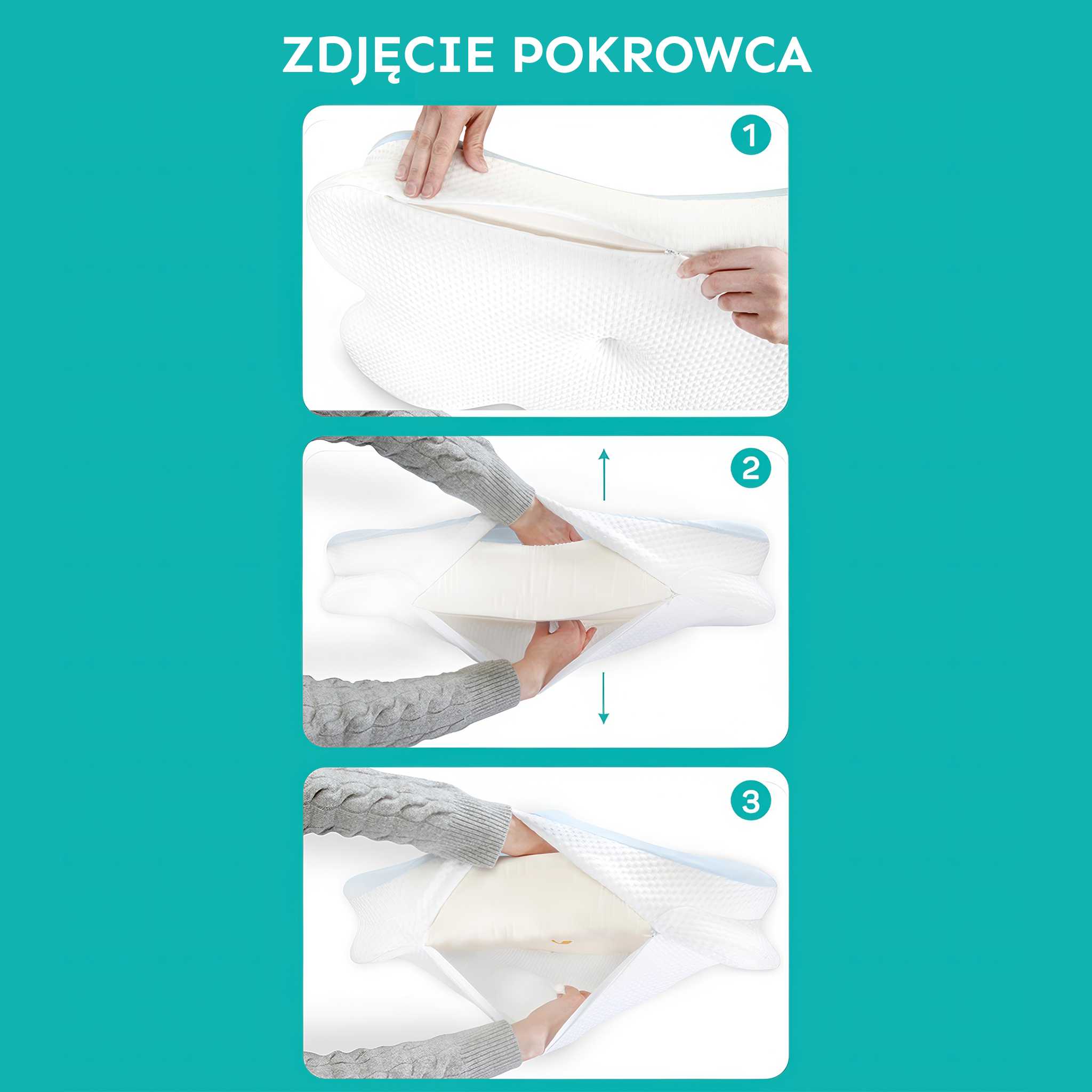 Zapasowa poszewka na poduszkę anatomiczną GEMINI
