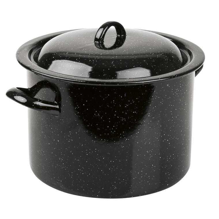 Emaliowany garnek z pokrywką, BANQUET