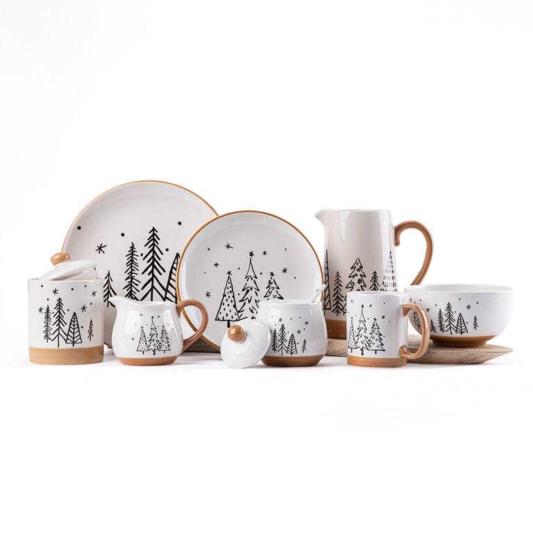 Ceramiczny talerz CHOINKI 20 cm