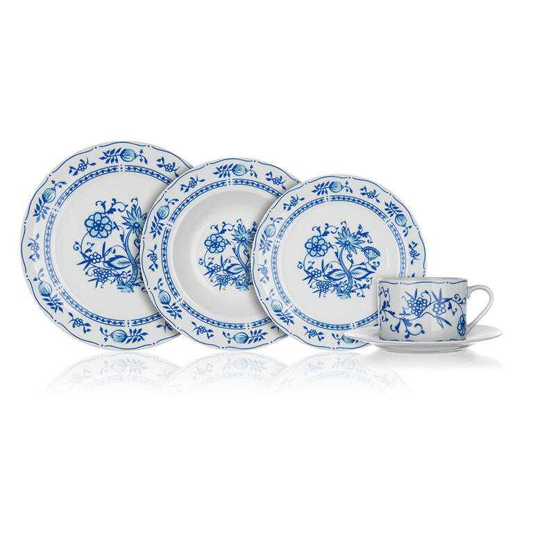 Porcelanowy zestaw obiadowy ONION 30 szt
