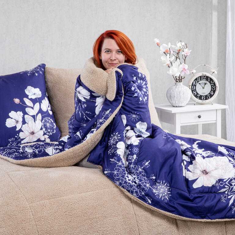 Pikowany barankowy zestaw Dual Feel FLORENCE 3 szt.