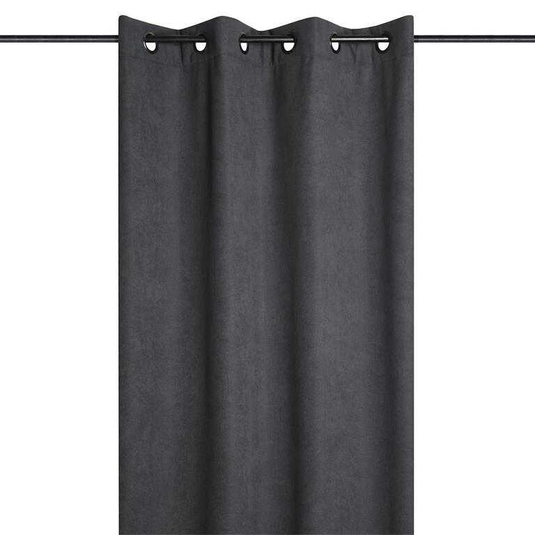 Zasłona termoizolacyjna HARVARD antracyt 140 x 260 cm