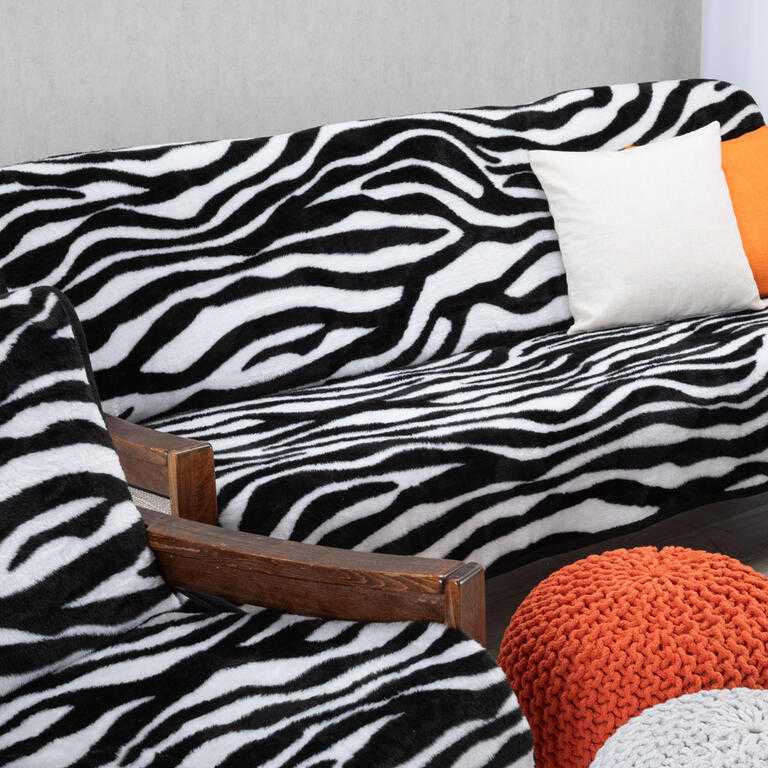 Narzuty na kanapę i fotele ZEBRA 3+1+1