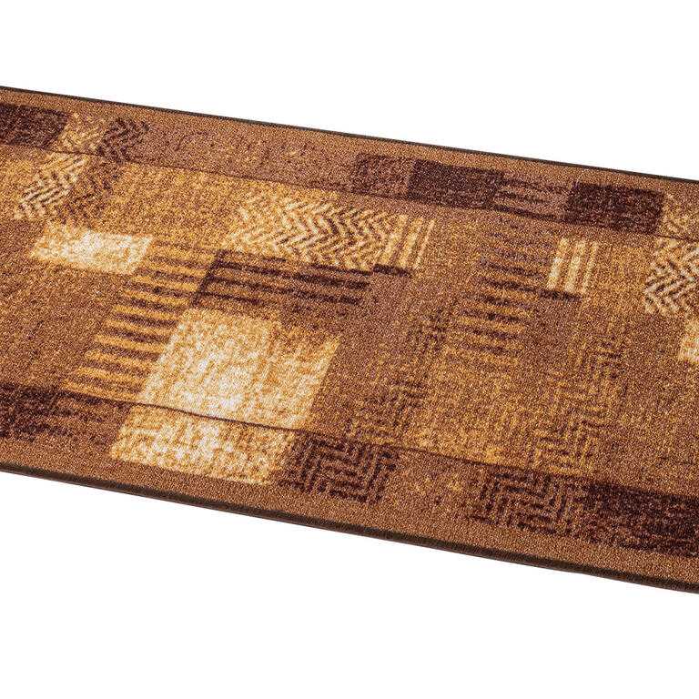 Dywan bieżnik Patchwork brązowy
