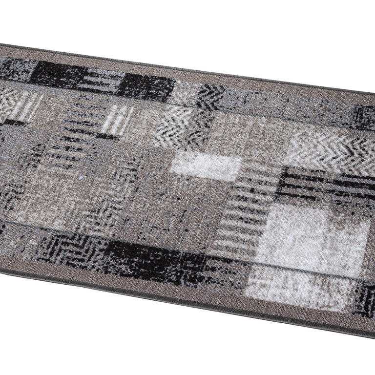 Dywan bieżnik Patchwork szary