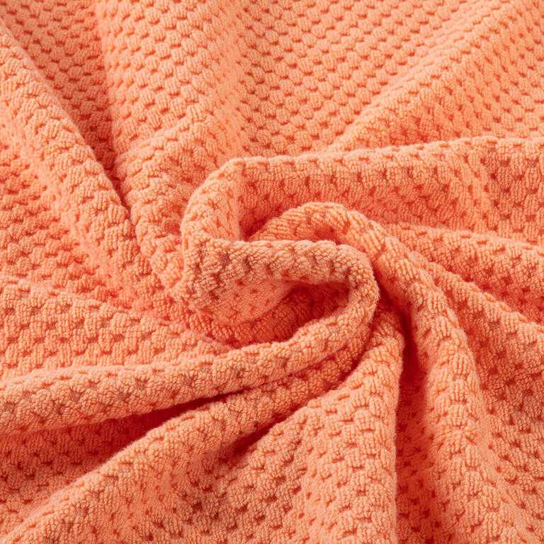 Zestaw 2 szt. ręczników kąpielowych frotte MODENA morelowa 70 x 140 cm