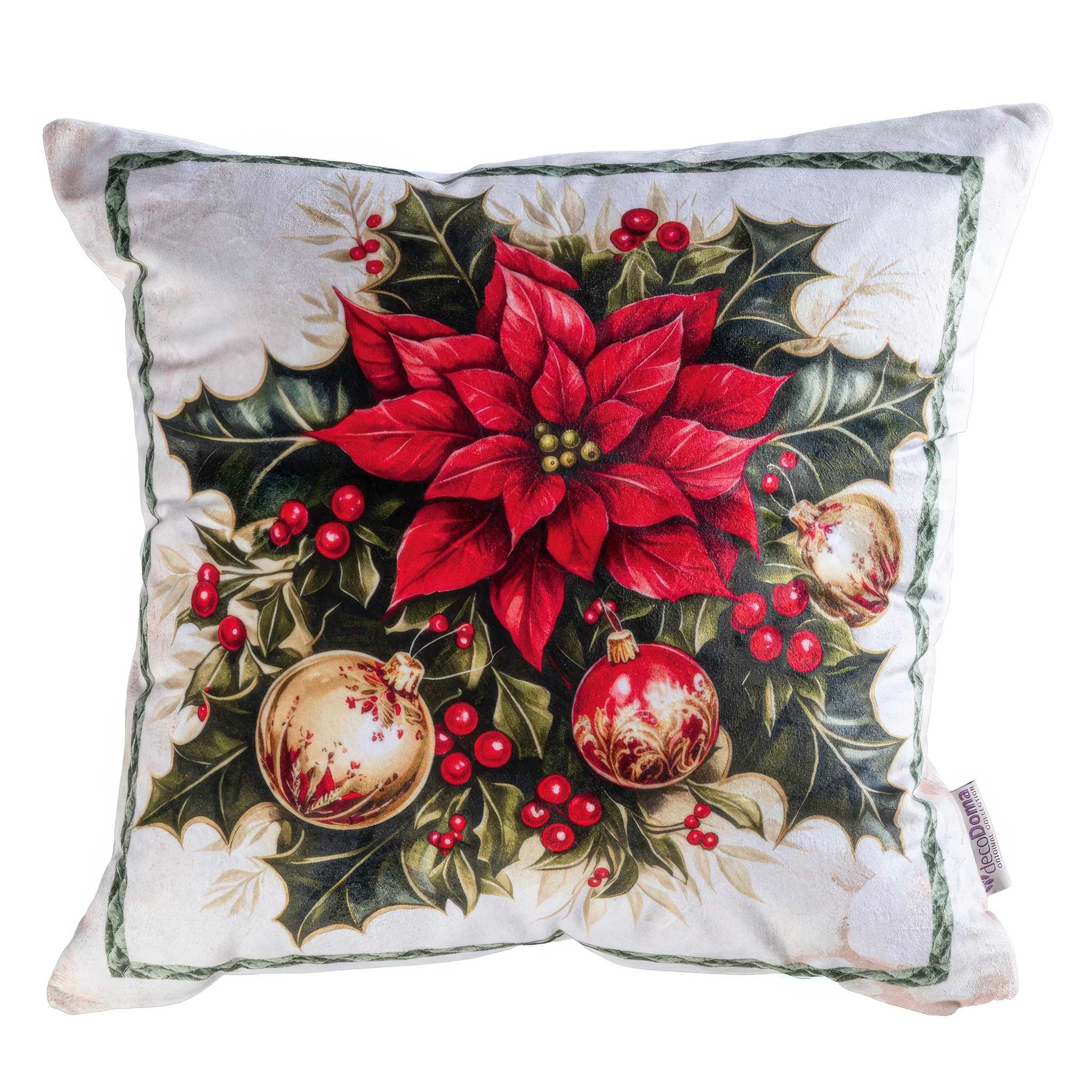 Zestaw 3 poszewek na poduszki CHRISTMAS STAR 45 x 45 cm