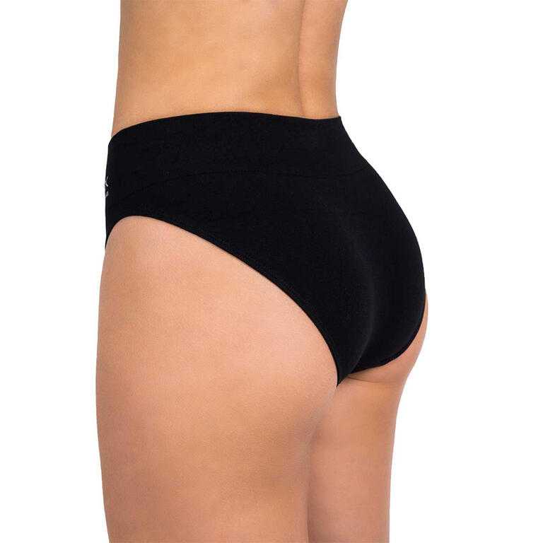 Majtki damskie VoXX z podwyższonym stanem BAMBOO SEAMLESS czarna