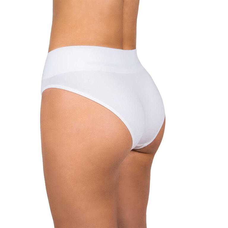Majtki damskie VoXX z podwyższonym stanem BAMBOO SEAMLESS biała