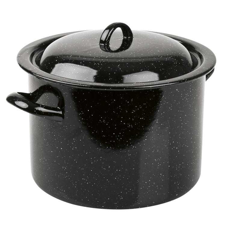 Emaliowany garnek z pokrywką, BANQUET