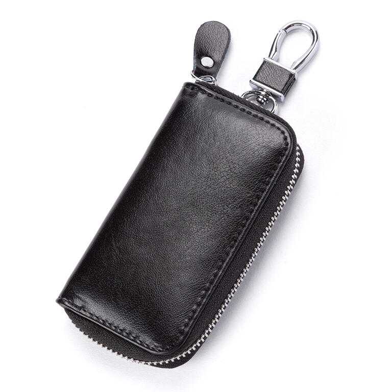 Etui na klucze ze skóry czarna