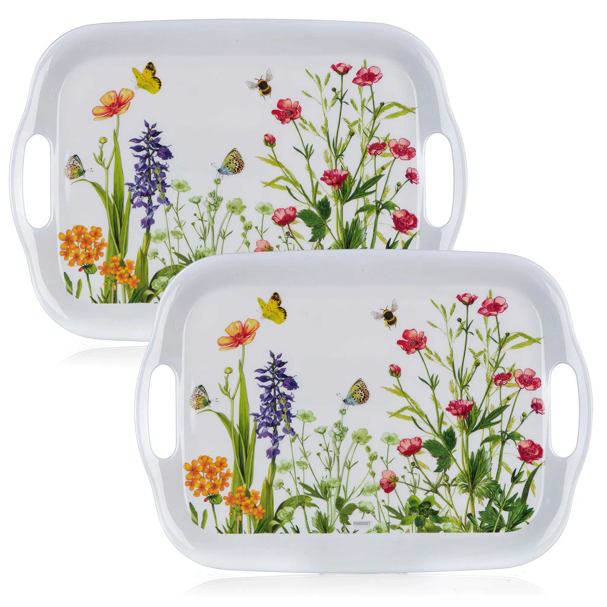 Zestaw melaminowych tac MEADOW 36 x 25,5 cm 2 szt.