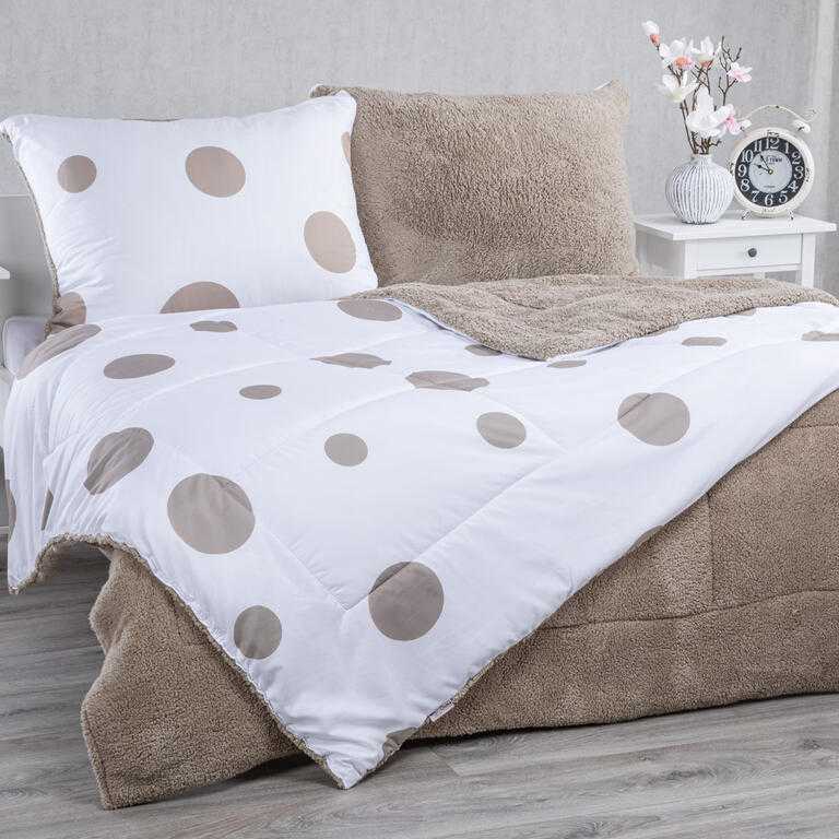 Pikowany barankowy zestaw Dual Feel ESTELLA 3 szt.