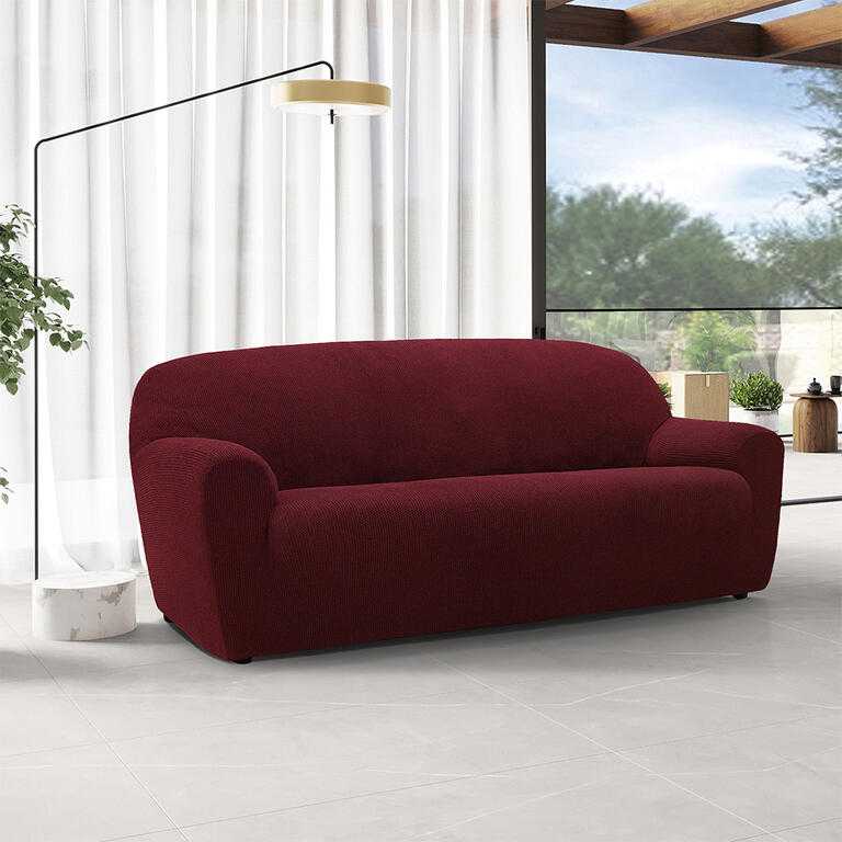 Super streczowe pokrowce HARMONIA bordo