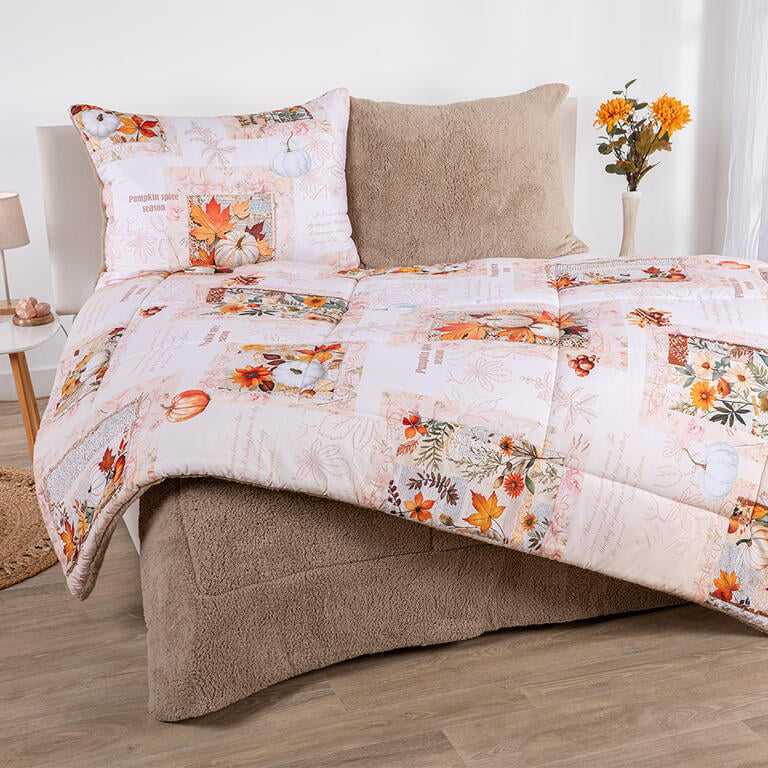 Pikowany barankowy zestaw Dual Feel NICOLETA 3 szt.