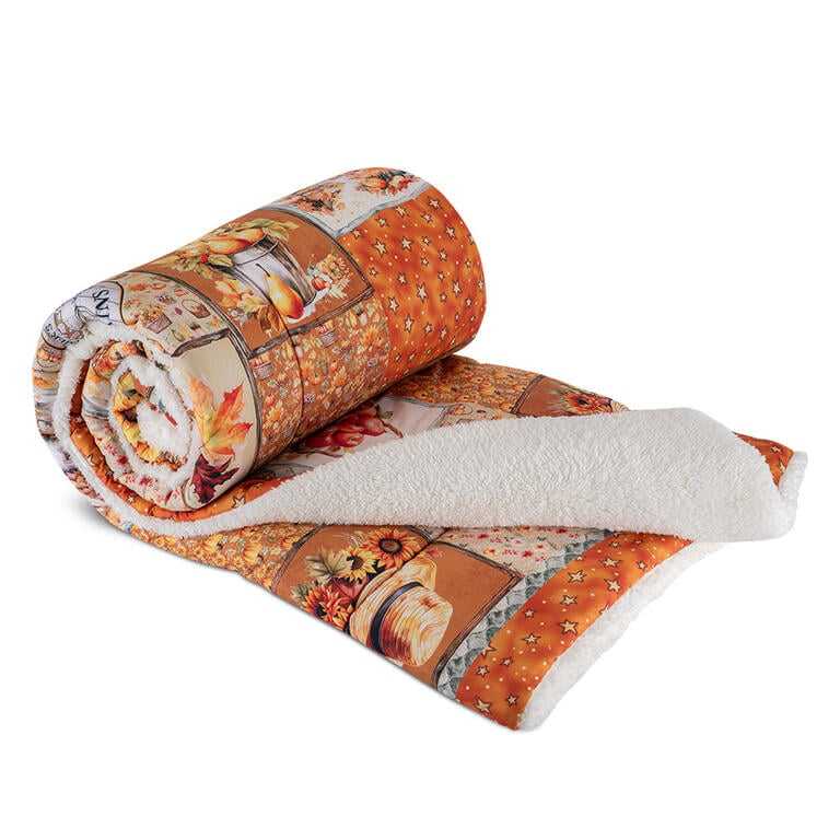 Pikowany barankowy koc Dual Feel SAMARA 140 x 200 cm