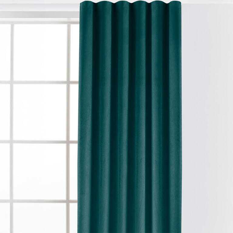 Zasłona aksamitna FILUMI petrol 140 x 250 cm