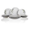 Banquet Porcelanowy zestaw talerzy OLIVES 18 szt.