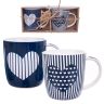 Kubki ceramiczne JUST LOVE 390 ml 2 szt.