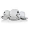 Zestaw talerzy porcelanowych FLOREA 18 szt.