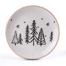 Ceramiczny talerz CHOINKI 24 cm