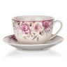 Filiżanka ceramiczna ze spodkiem ROSE 240 ml