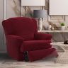 Super streczowe pokrowce NIAGARA bordo fotel relaks (sz. 70 - 90 cm)