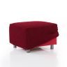 Super streczowe pokrowce NIAGARA bordo pufa (40 - 60 cm)