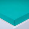 Elastyczne prześcieradło jersey EXCLUSIVE turkusowo-zielone 90 x 200 cm