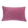 Zestaw 2 poszewek na poduszki INVERNO jeżynowe 50 x 70 cm